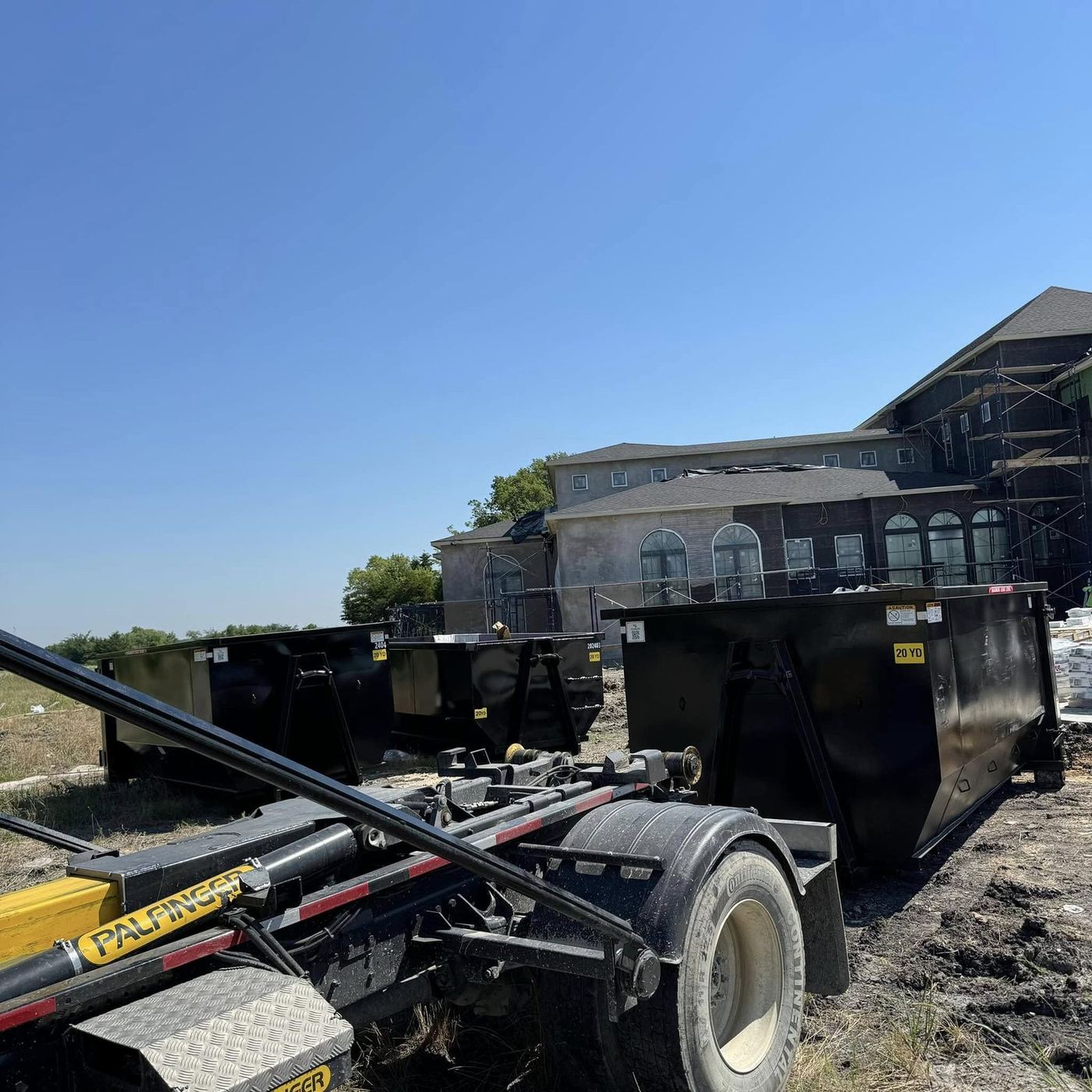 Commercial and construction dumpster rental projects in Greenville, TX